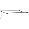 vidaXL Cadre de store r&eacute;tractable manuel Anthracite 2,5 x 2 m