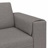 vidaXL Canap&eacute; de salon Taupe 250 x 77 x 76 cm Polyester