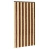 vidaXL Rideau anti-insectes en chenille Marron et beige 118 x 220 cm