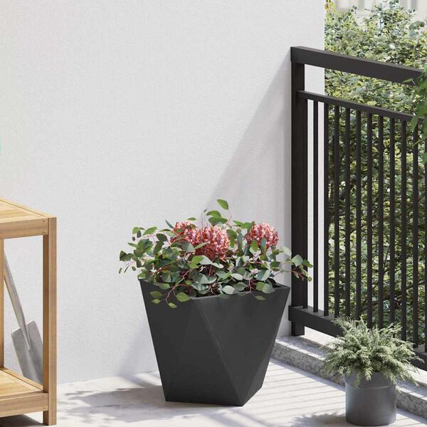 vidaXL Jardini&egrave;re Noir 30 x 30 x 30 cm Acier