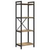 vidaXL &Eacute;tag&egrave;re 40 x 30 x 119 cm Bois d'ing&eacute;nierie Ch&ecirc;ne artisanal