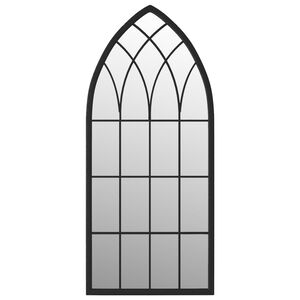 vidaXL Miroir Noir 100x45 cm Fer pour utilisation &agrave; l'int&eacute;rieur