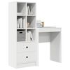 vidaXL Bureau avec tiroir 2 pcs Blanc