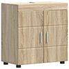 vidaXL Ensemble de mobilier de salle de bain TULUM Ch&ecirc;ne Sonoma