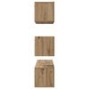 vidaXL Ensemble meuble TV 4 pcs Ch&ecirc;ne artisanal Bois d'ing&eacute;nierie