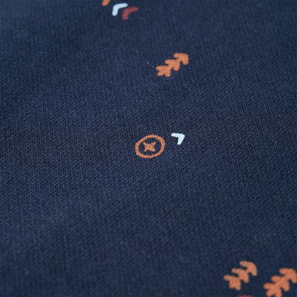 Sweatshirt pour enfants m&eacute;lange bleu marine 140