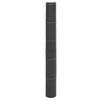 vidaXL Membrane anti-mauvaises herbes noir 1x200 m PP