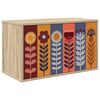 vidaXL Meuble TV mural ESSEN 69 x 33 x 40 cm Ch&ecirc;ne Sonoma