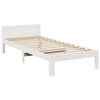 VidaXL Cadre de lit familial sans matelas blanc 240x200 cm