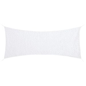 vidaXL Filet de camouflage avec sac de rangement 312x140 cm blanc