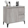 vidaXL Armoire de bain sonoma gris 65x33x60 cm bois d'ing&eacute;nierie