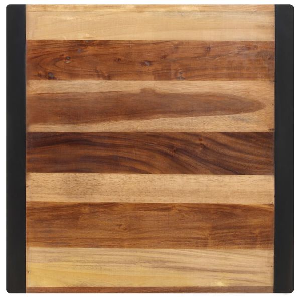 vidaXL Table &agrave; manger 70x70x75 cm Bois d'acacia massif