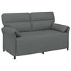 vidaXL Canap&eacute; 100% polyester, cadre en m&eacute;tal, MDF, Contreplaqu&eacute;