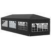 vidaXL Tente de r&eacute;ception 3x9 m Anthracite