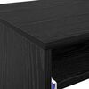 vidaXL Bureau Ch&ecirc;ne noir 77,5 x 43 x 79 cm Bois d'ing&eacute;nierie