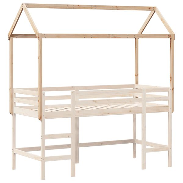 vidaXL Toit de lit pour enfants 217x95,5x159 cm bois de pin massif