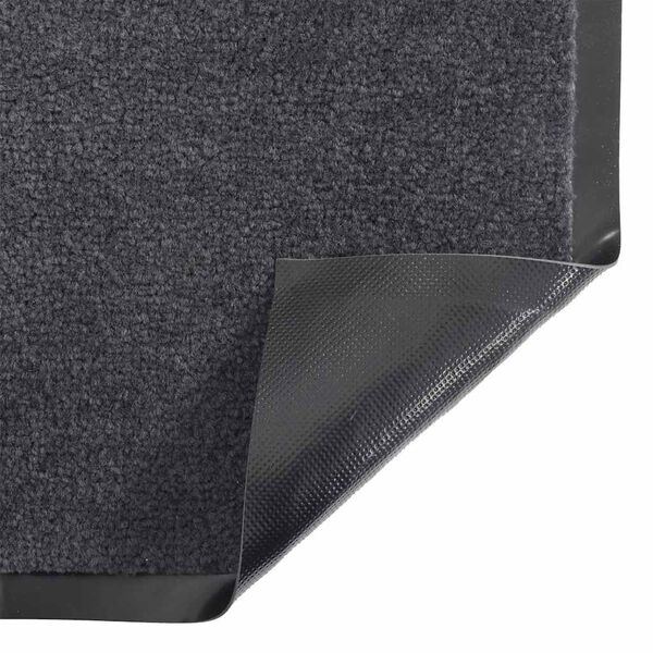 vidaXL Paillasson anthracite 115x200 cm