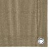 vidaXL &Eacute;cran de balcon Taupe 75x500 cm PEHD
