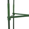 vidaXL Cages &agrave; tomates avec sacs &agrave; plantes 8 pcs 116 cm acier et PP