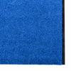 vidaXL Tapis d'entr&eacute;e Autre Bleu et Noir 120 x 350 cm Polyamide et PVC