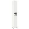 vidaXL Cabinet de salle de bain avec &eacute;tag&egrave;re Blanc 30,5 x 30 x 195 cm