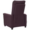 vidaXL Fauteuil de massage Violet Tissu