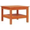 vidaXL Table basse cire marron 55x55x40 cm bois massif de pin