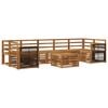 vidaXL Ensemble de canap&eacute;s d'ext&eacute;rieur 8 pcs Naturel
