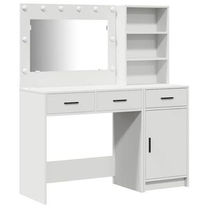 vidaXL Table de Toilette 2 pc Blanc 78,5 x 41 x 135 cm