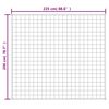 vidaXL Couverture lest&eacute;e Cr&egrave;me clair 200x225 cm 13 kg Tissu