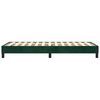 vidaXL Cadre de lit vert fonc&eacute; 90x190 cm velours