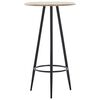 vidaXL Ensemble de bar 5 pcs Tissu Noir