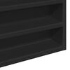 vidaXL Armoire &agrave; vitrine noir 100x8,5x58 cm bois d'ing&eacute;nierie