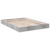 vidaXL Cadre de lit sans matelas gris b&eacute;ton 120x200 cm