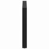 vidaXL Pieds de table &agrave; manger en U 2 pi&egrave;ces Noir 100 x (72-73) cm Acier