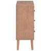vidaXL Buffet avec 5 tiroirs Marron 60x30x78 cm MDF