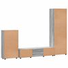 vidaXL Ensemble meuble TV FLORIN Gris Sonoma Bois d'ing&eacute;nierie