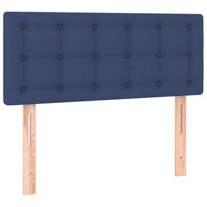 vidaXL T&ecirc;te de lit Bleu 90x5x78/88 cm Tissu
