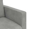vidaXL Ensemble de Canap&eacute;s 2 pcs Gris clair 158 x 78 x 80 cm Velours
