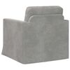 vidaXL Canap&eacute; Gris clair