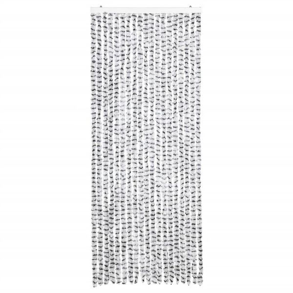 vidaXL Moustiquaire Gris clair et gris fonc&eacute; 56x185 cm Chenille