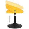 vidaXL Tabouret de bar Jaune moutarde Velours