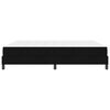 vidaXL Lit &agrave; ressorts avec matelas Noir 180 x 200 cm tissu