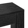 vidaXL Cache-Radiateur Ch&ecirc;ne noir 78 x 20 x 82 cm Bois d'ing&eacute;nierie