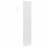 vidaXL Store de Fen&ecirc;tre avec des rideaux Blanc Aluminium
