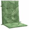 vidaXL Coussins de chaise &agrave; dossier bas lot de 4 mod&egrave;le de feuille