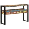 vidaXL Table console Multicolore 120 x 33 x 75 cm Bois Recycl&eacute; Solide