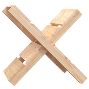 vidaXL Porte-b&ucirc;ches 47x39,5x48 cm Bois massif de pin