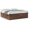 vidaXL Cadre de lit sans matelas ch&ecirc;ne marron 180x200 cm