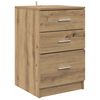 vidaXL Cabinet de chevet Ch&ecirc;ne artisanal 40 x 40 x 63 cm